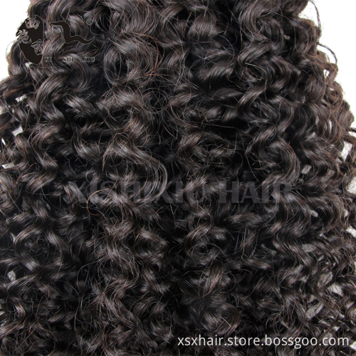 Wholesale Price100% Full Cuticle Curly Indian Remy Virgin Temple Human Hairs
